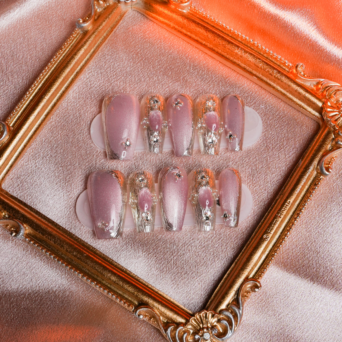Buccellati Champagne Pink High-Quality PressOn Nails