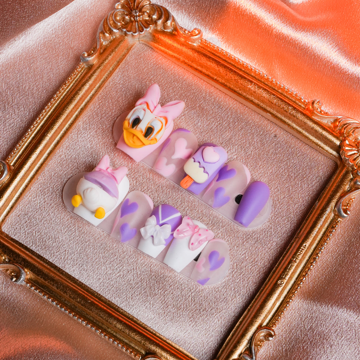 Donald Duck High-Quality PressOn Nails