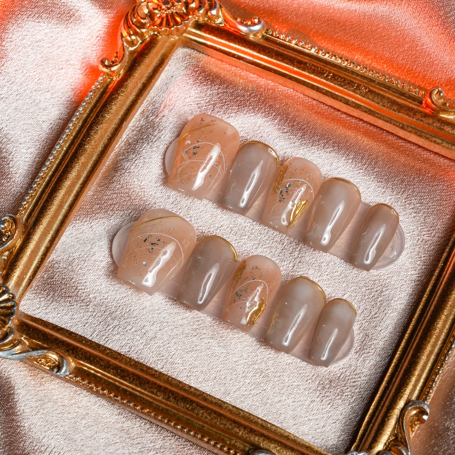 Silky Gemstone High-Quality PressOn Nails