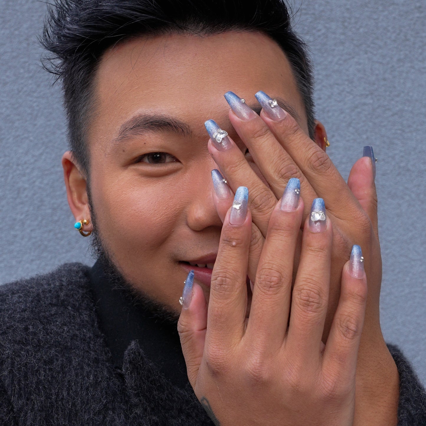 All The Stars Are Ocean  High-Quality PressOn Nails